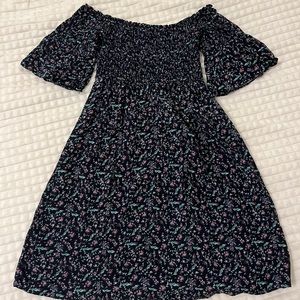Floral off the shoulder dress